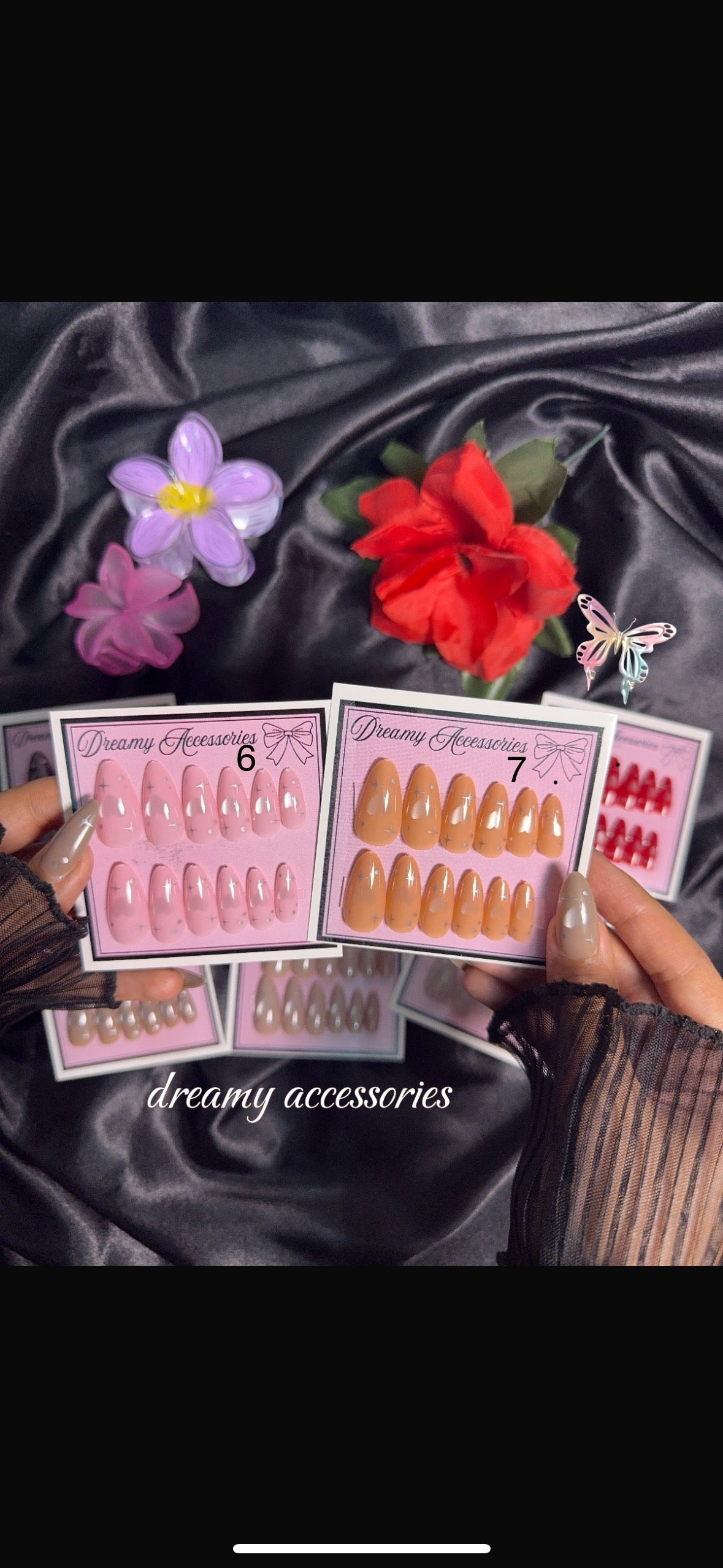 12Pcs Silk Nude Nails Set with Application ket
