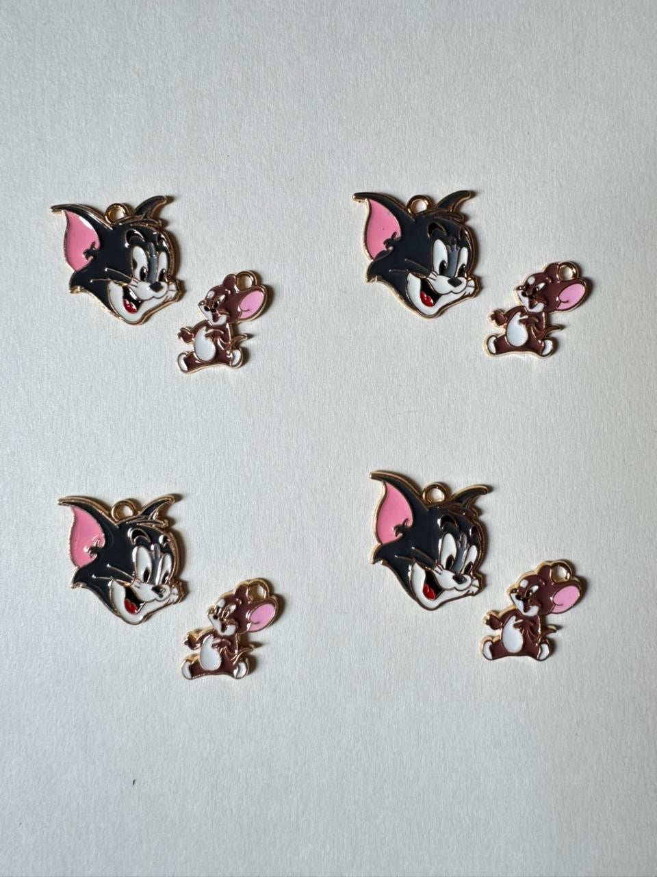1 Pair Tom & Jerry Charms
