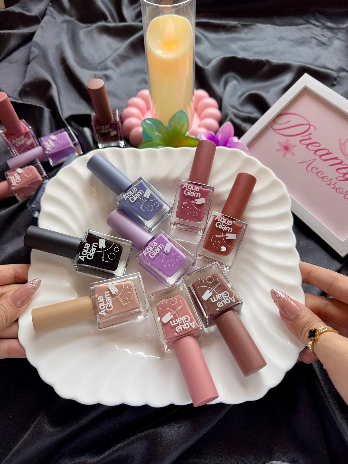 Aqua Glam Nail Polish Collection
