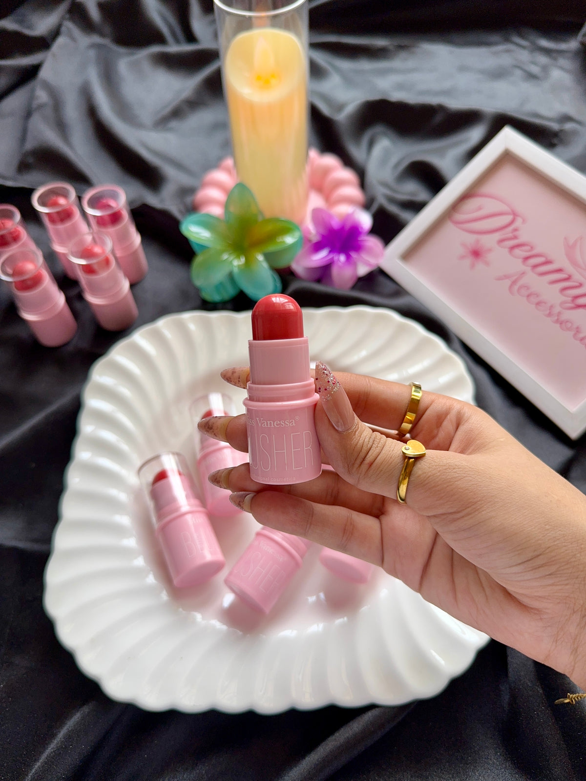 Miss Vanessa Stick Blusher / Cream Blush Stick