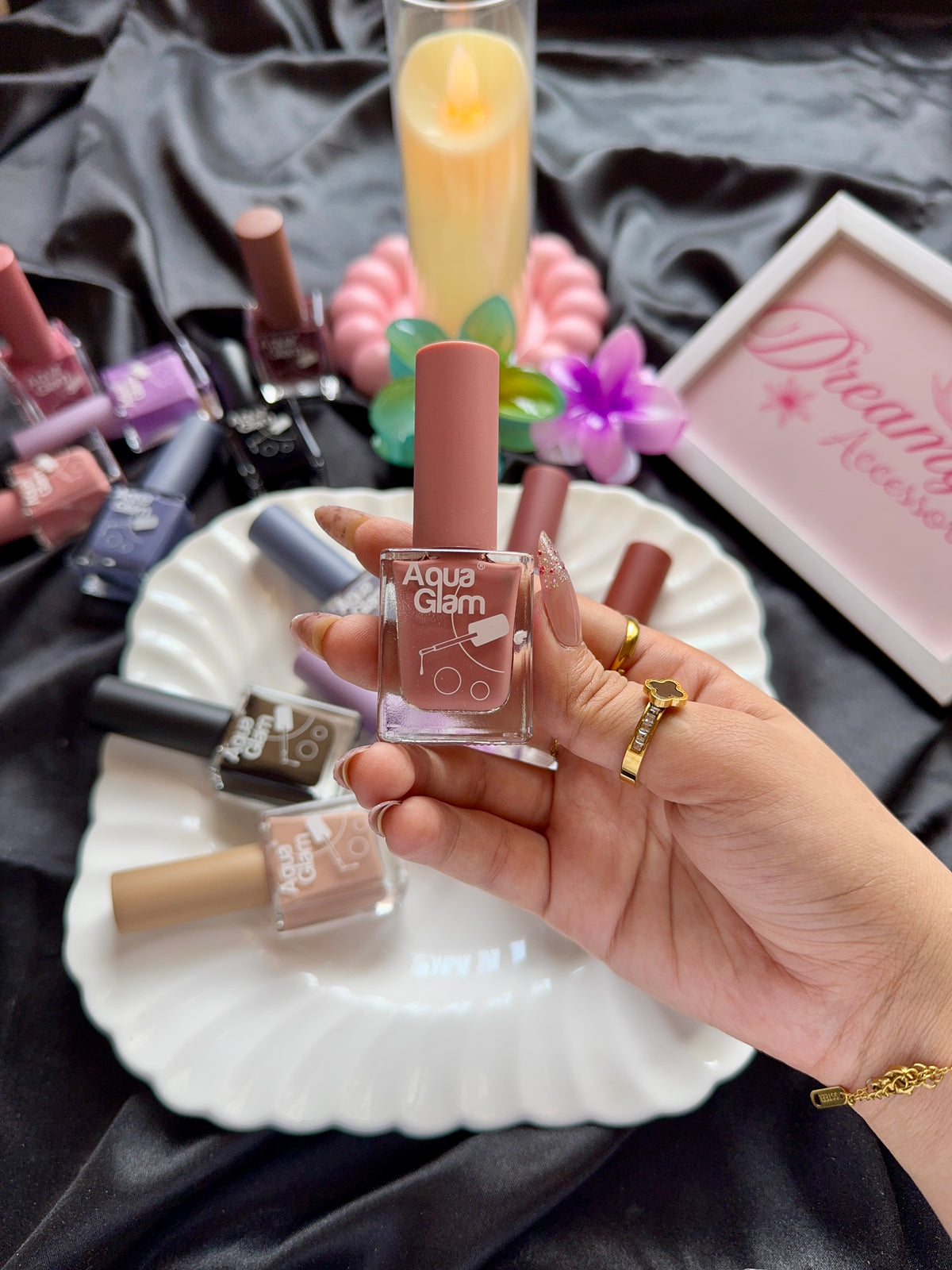 Aqua Glam Nail Polish Collection
