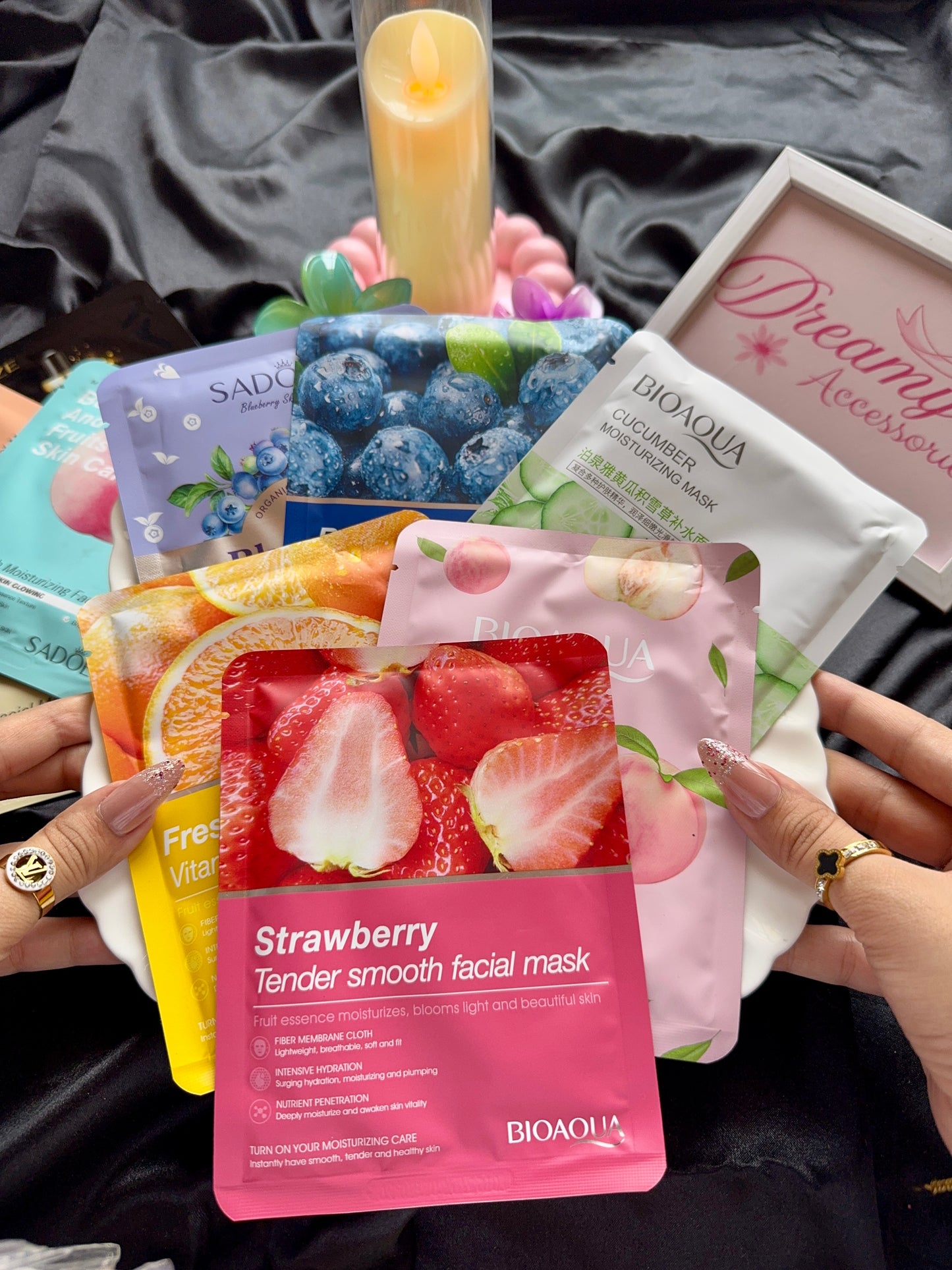 Hydrating Fruit Extract Sheet Mask Collection (Bioaqua / Sadoer)