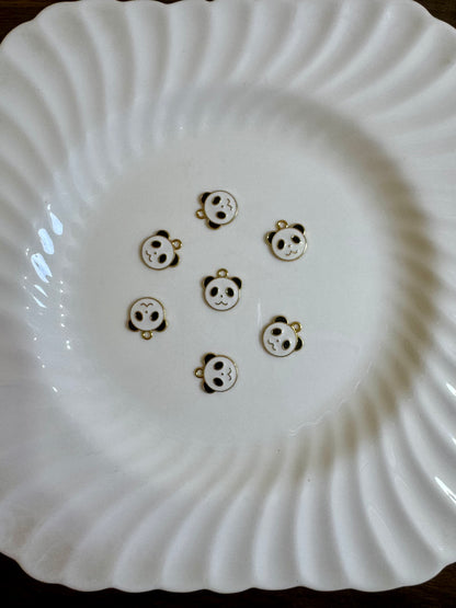 1Pc Face Panda Charm For Bracelets