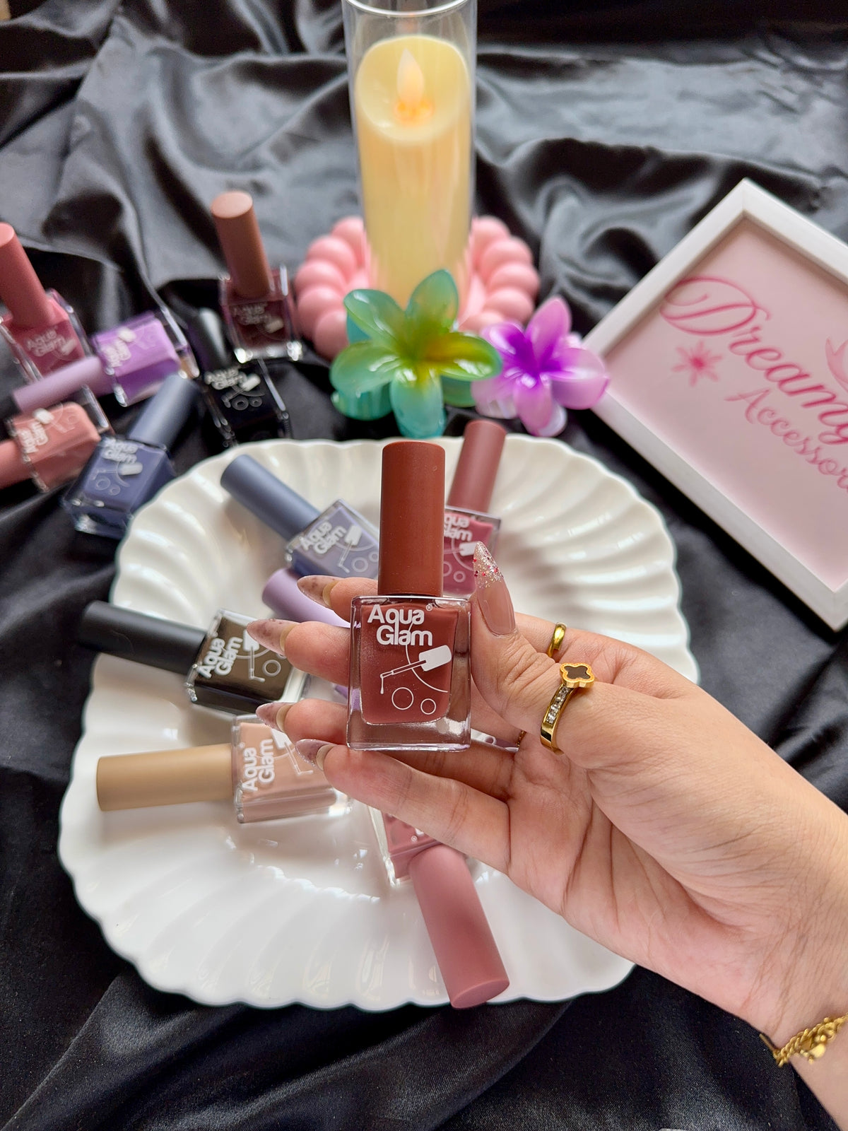 Aqua Glam Nail Polish Collection