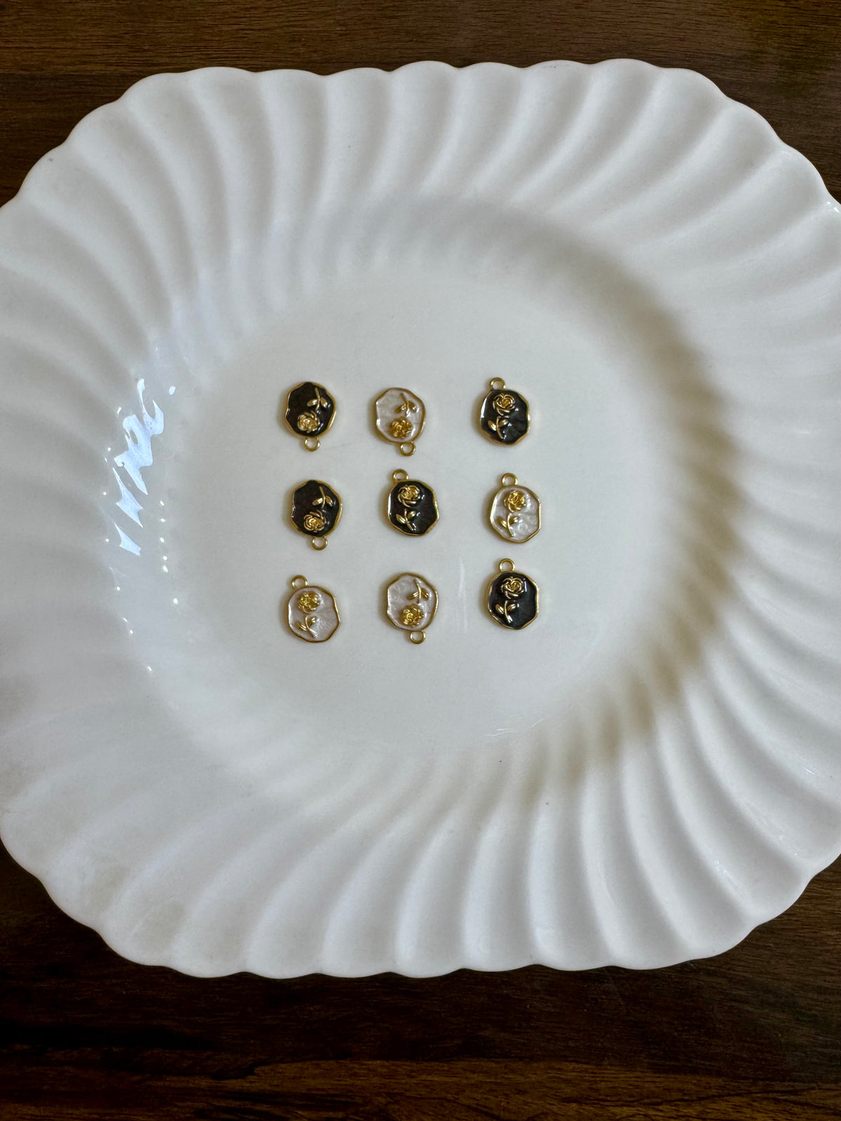 Oval Aesthetic Charms For Bracelets & necklace