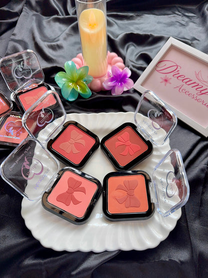 Moccallure Bow Powder Blusher Compact 🫶🏻
