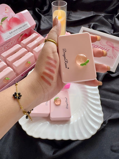 5in1 Dragon Ranee Soft Velvet Matte Lipstick Pack – Peach Edition