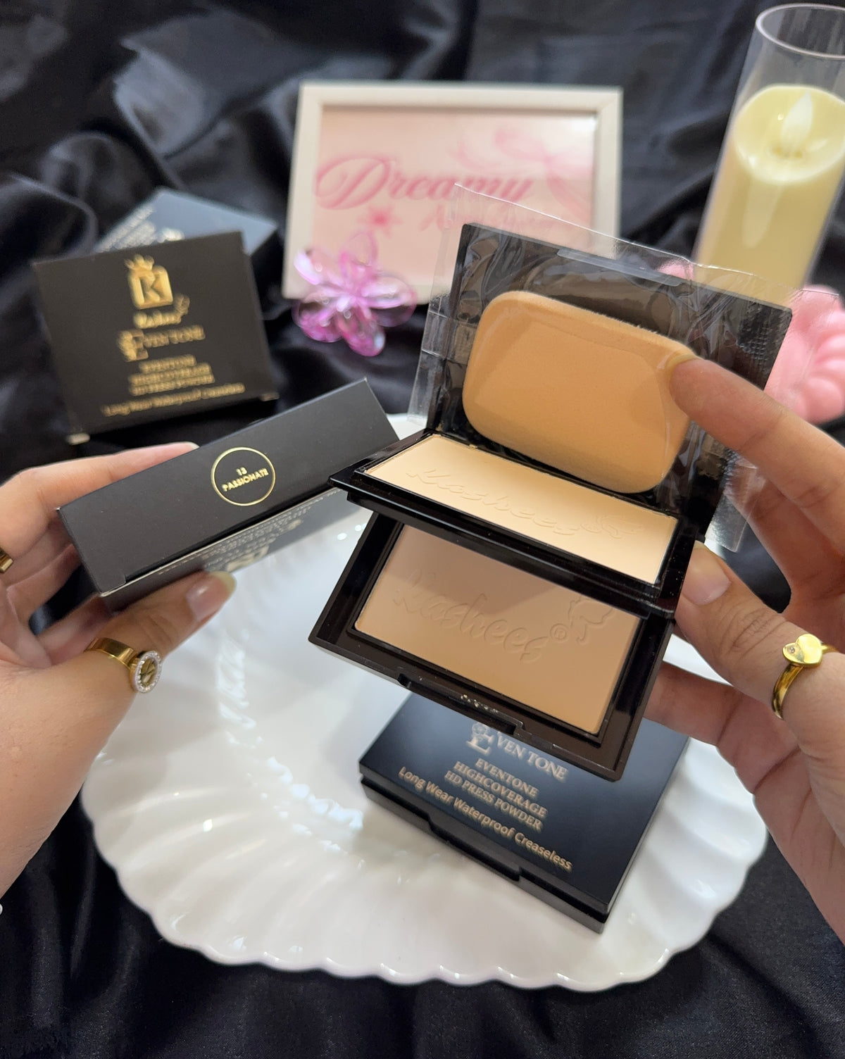 Kashees Even Tone HD Press Compack Powder
