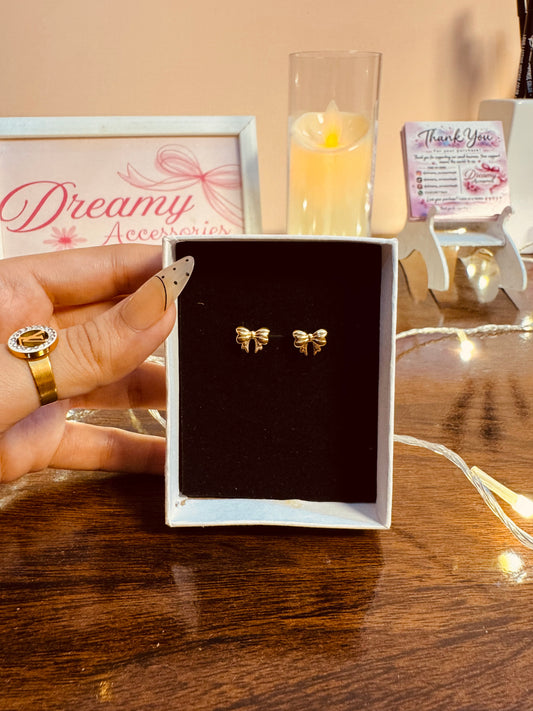 Stainless Steel Bow Studs 🎀
