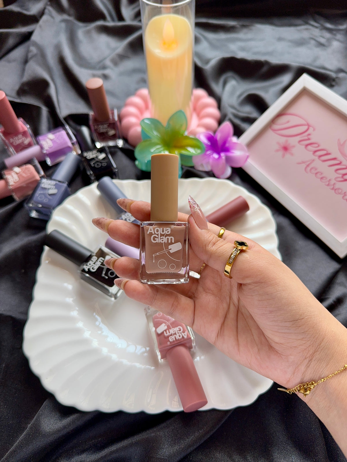 Aqua Glam Nail Polish Collection