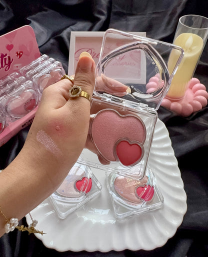 Sevencool 2in1 Highlighter & Blushon Pack 💞