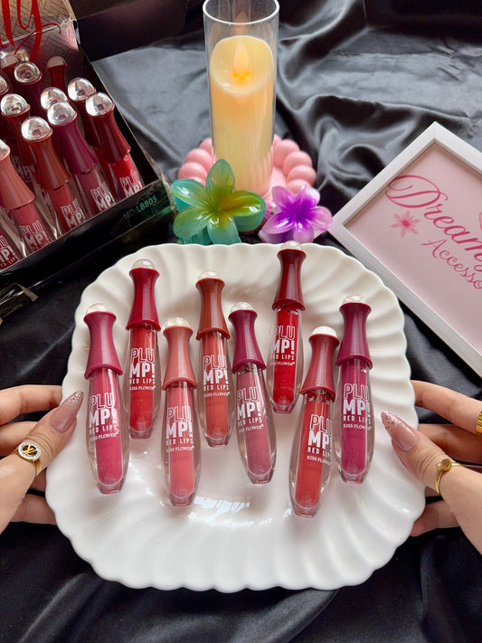 KISS FLOWER Velvet Texture Lip Gloss PLUMP!