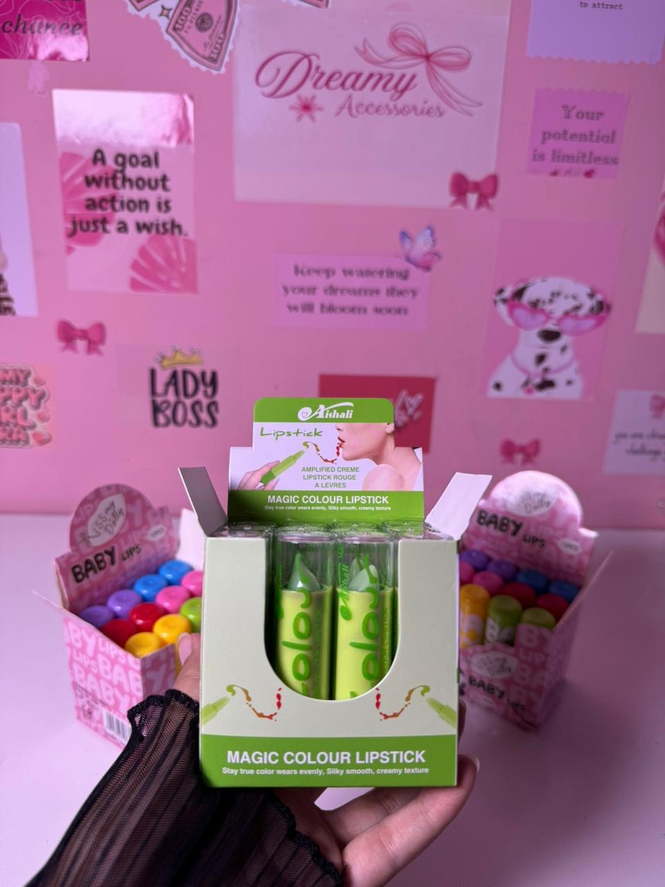 Aishali Magic Colour Change Lip balm
