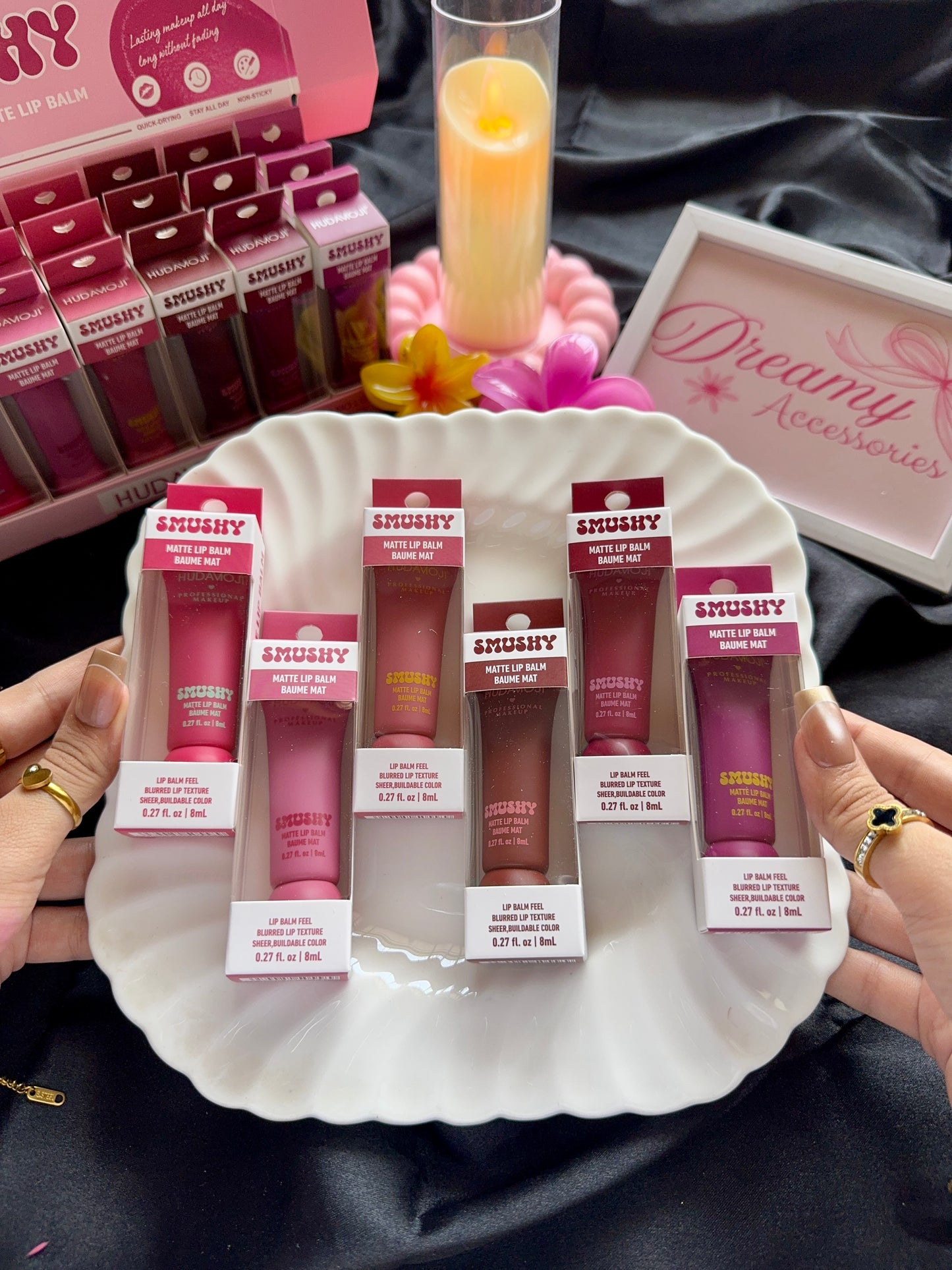 HUDAMOJI Smushy Matte Lip Balm 🌸