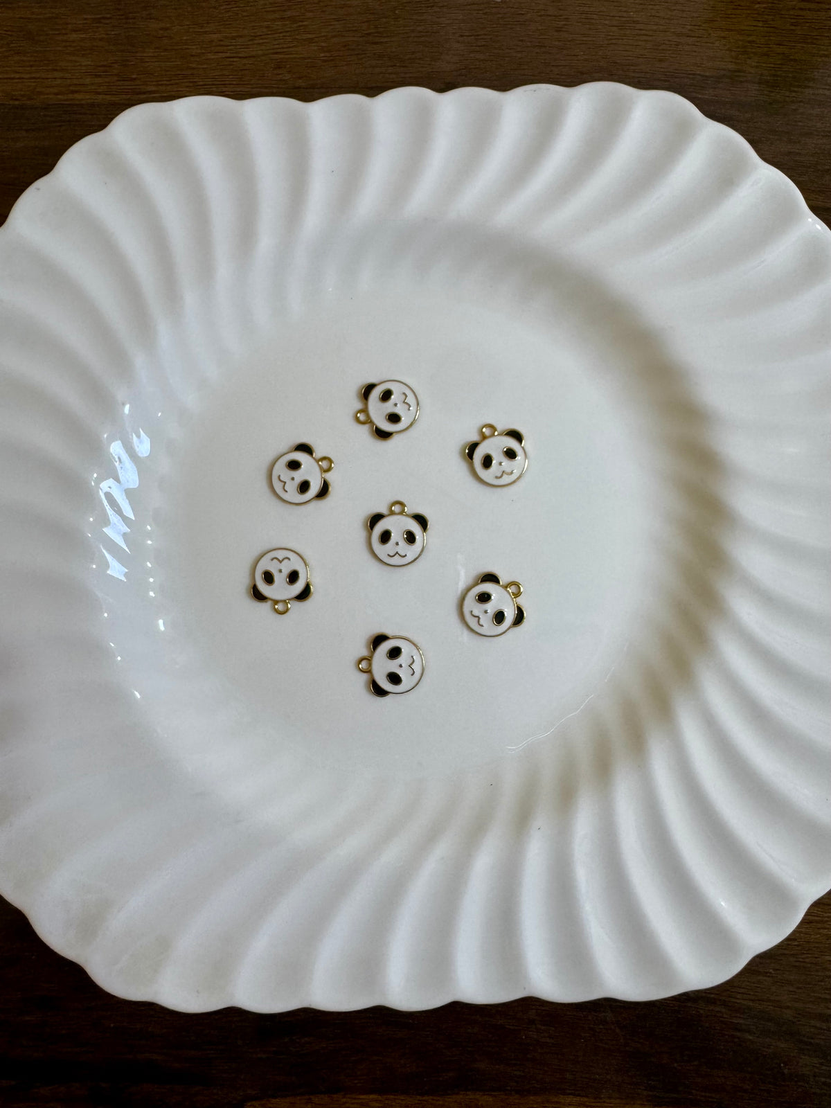 1Pc Face Panda Charm For Bracelets