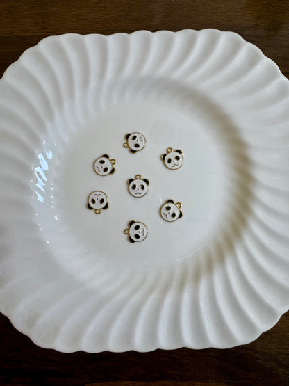 1Pc Face Panda Charm For Bracelets