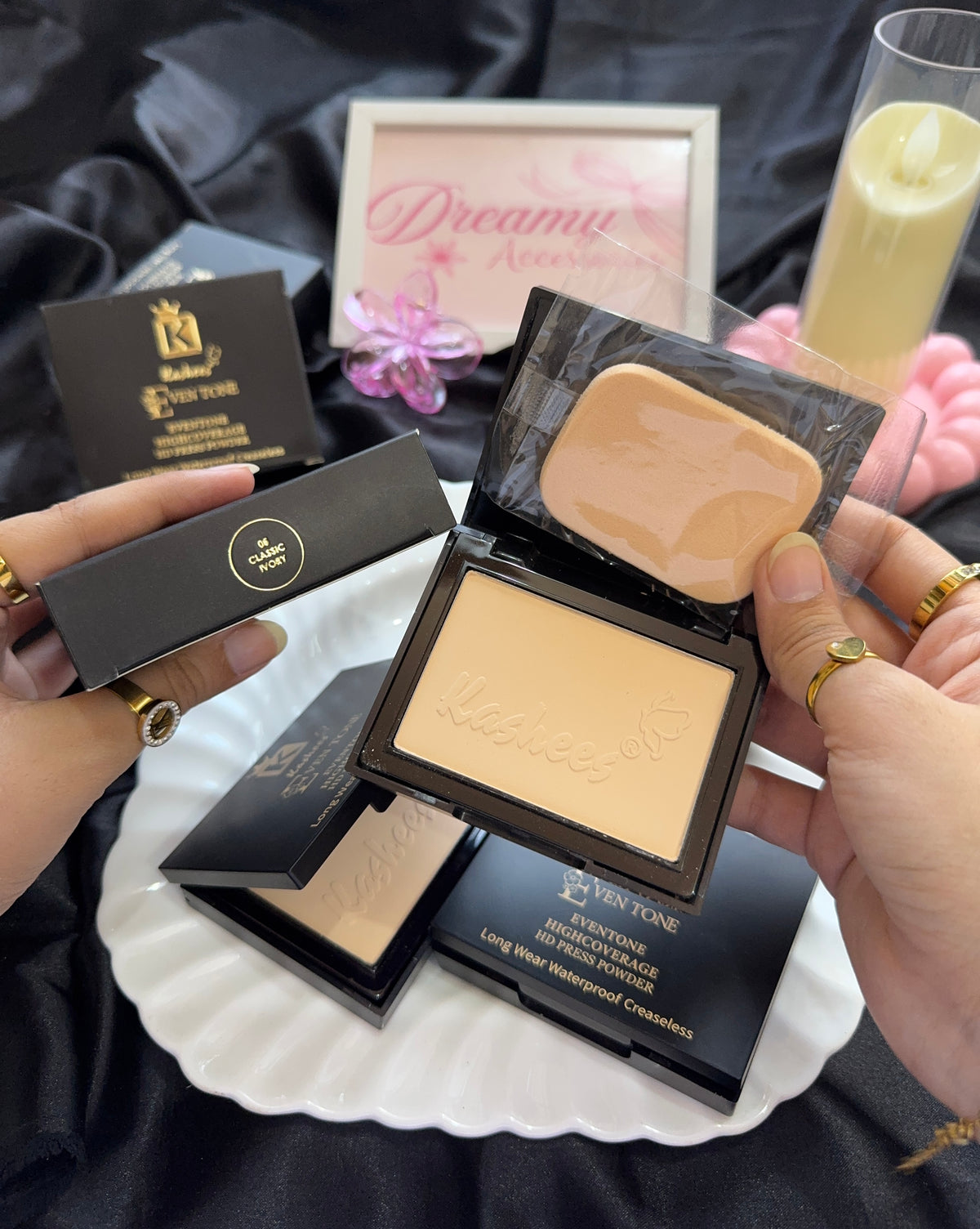 Kashees Even Tone HD Press Compack Powder