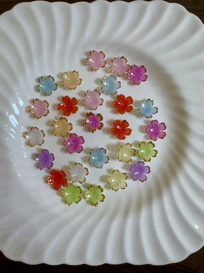 20g Pack Flower Beads For Bracelets