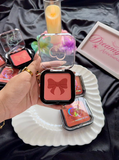 Moccallure Bow Powder Blusher Compact 🫶🏻