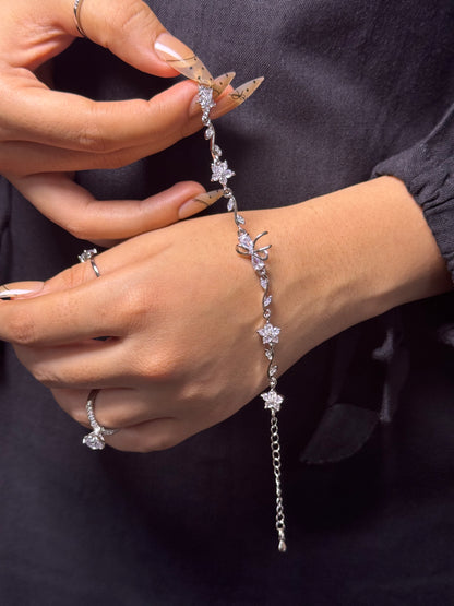 Rapunzel Flower Vine Bracelets (Stainless Steel)