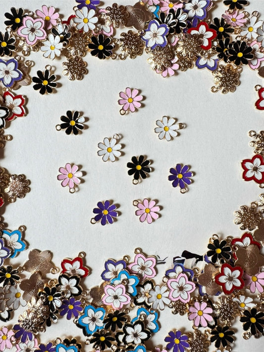 1Pc Floral Charm For Bracelets & necklace