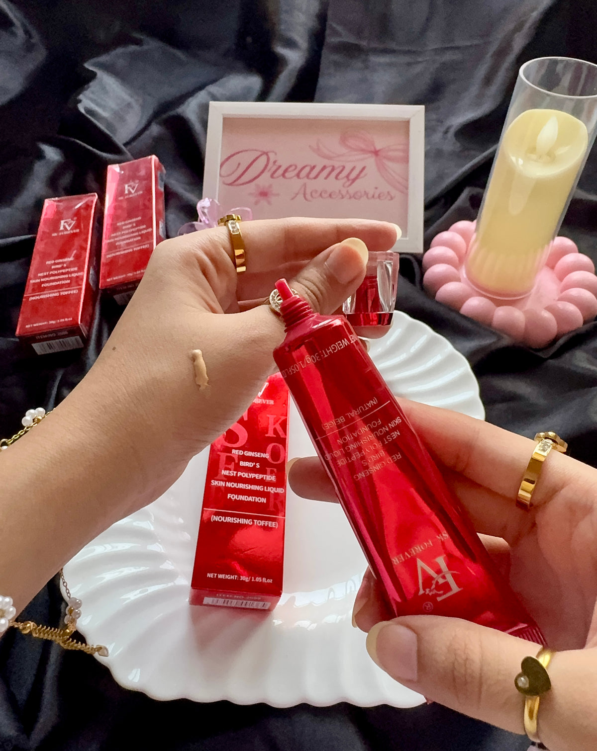 FV SK-Forever Red Ginseng & Bird's Nest Polypeptide Liquid Foundation!