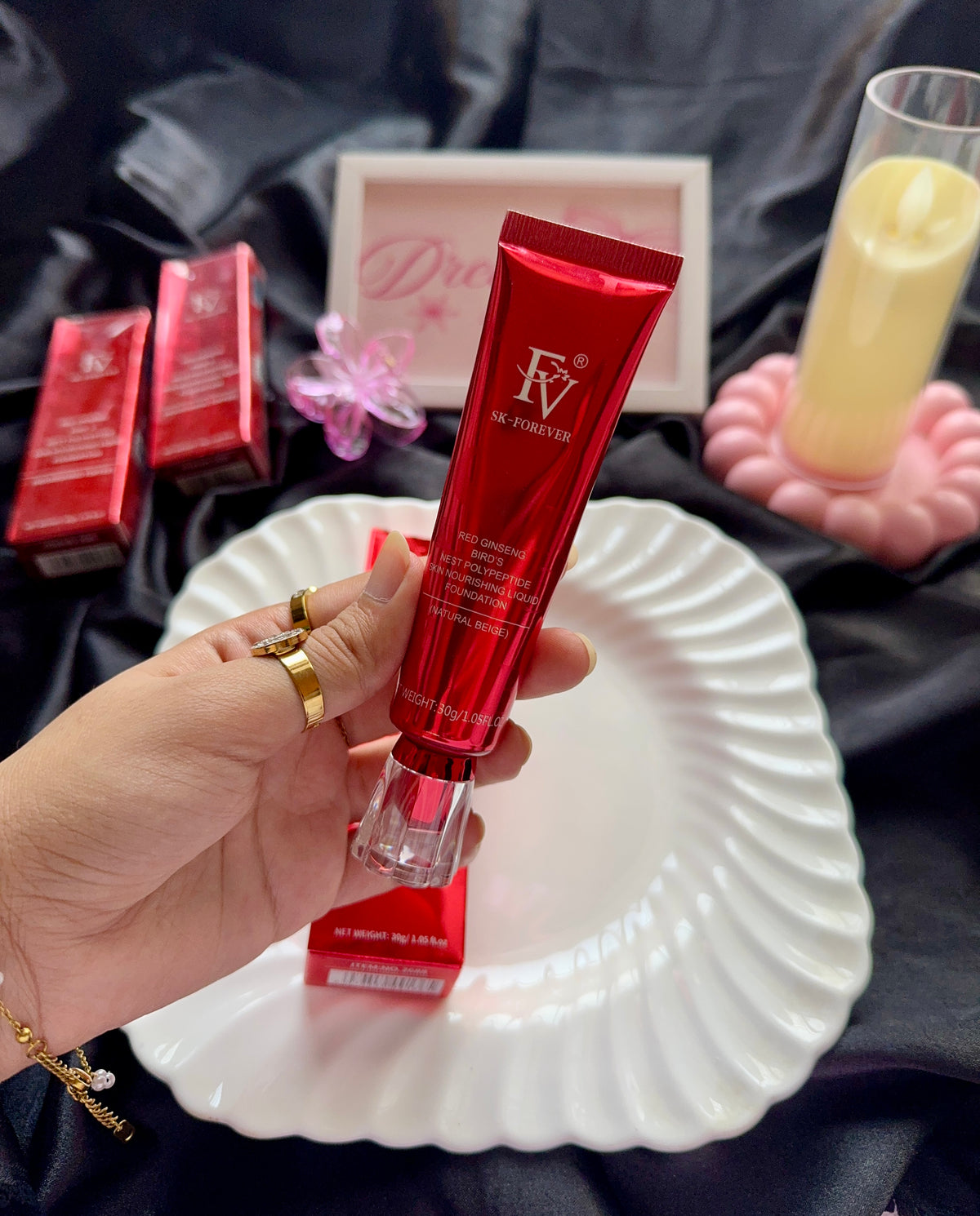 FV SK-Forever Red Ginseng & Bird's Nest Polypeptide Liquid Foundation!