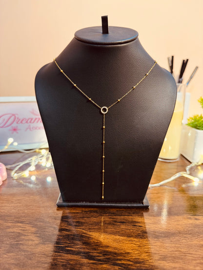 Stainless Steel Y shape Lariat Necklace