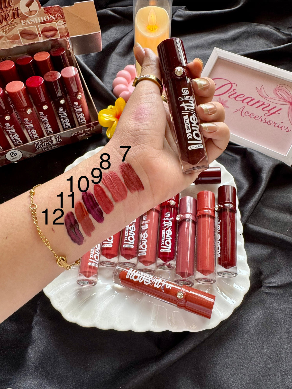 QEARLYA Matte Love It Waterproof Liquid Lip Gloss🤌🏻