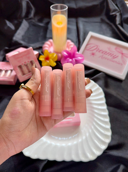 Dragon Ranee Mini Colorful & Bright Lip Balm & Lipstick Set (Pack of 4)