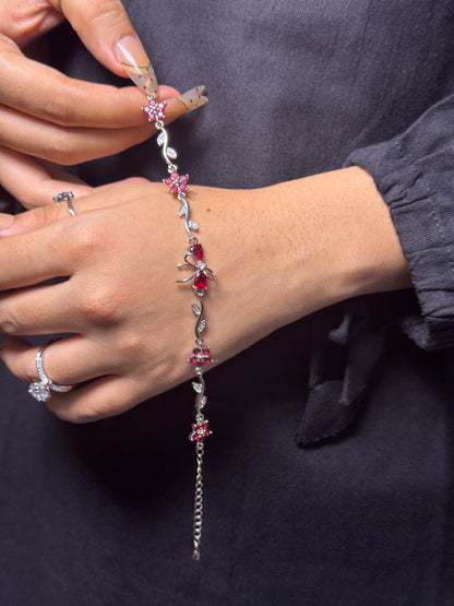 Rapunzel Flower Vine Bracelets (Stainless Steel)