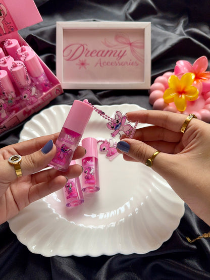 Huda Matte Me Lip oils With Adorable Character Keycharm 💕