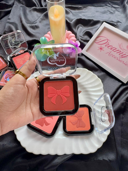 Moccallure Bow Powder Blusher Compact 🫶🏻